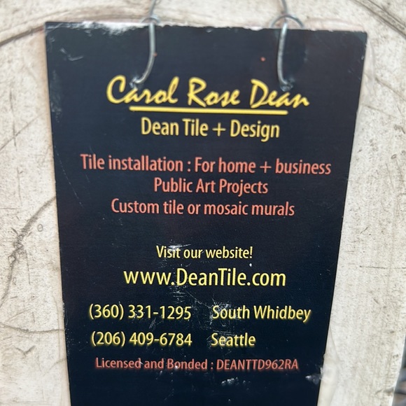 Carol Rose Dean Art Tile - Picture 3 of 6